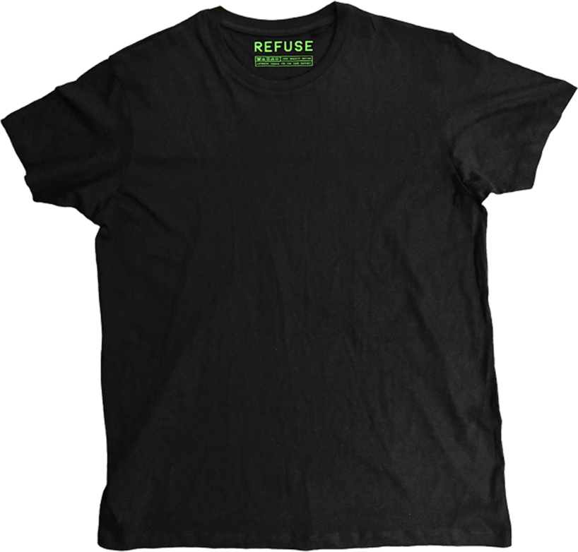 Luponero unbranded black t-shirt